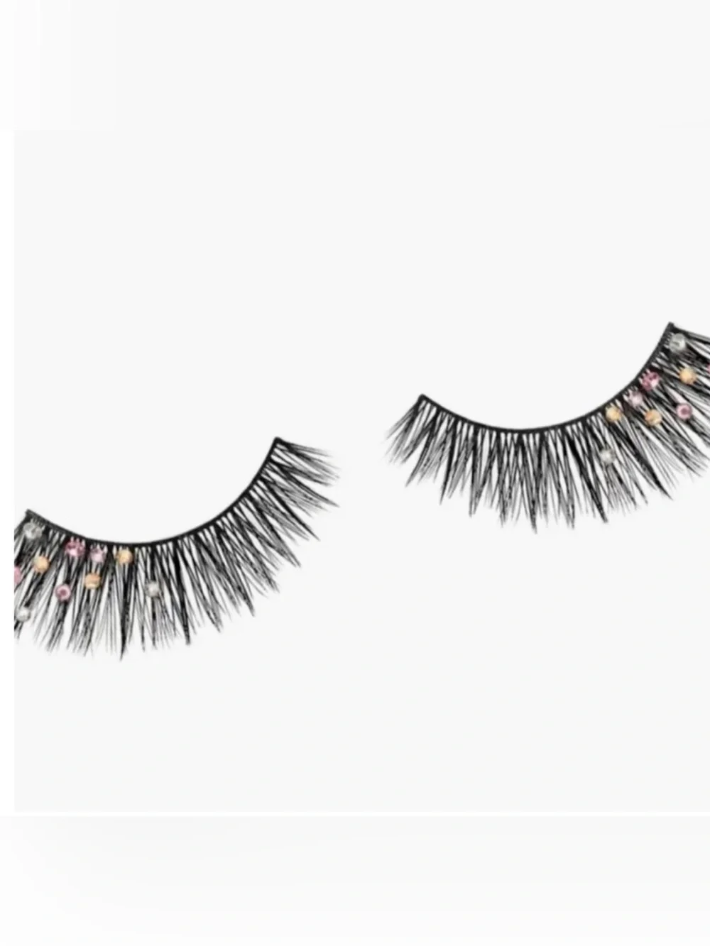 Gucci Black False Lashes with Pink Crystal Accents - Picture 5 of 5